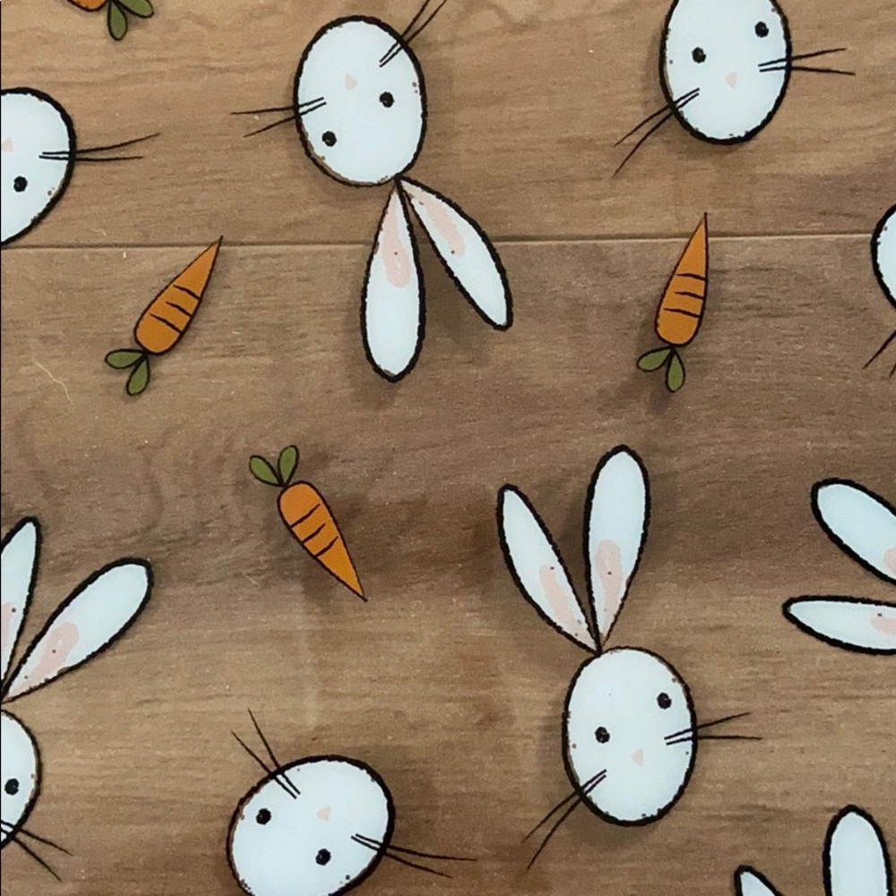 Crate&barrel Easter Bunny Easy Care Placemats - Picture 8 of 11